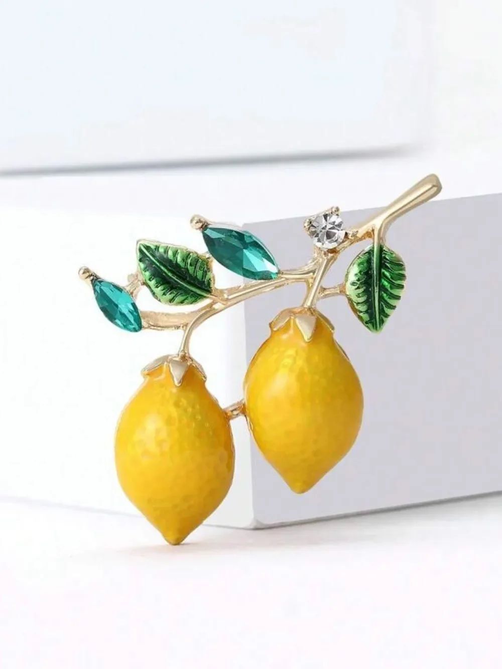 Lemon Branch Brooch #2742